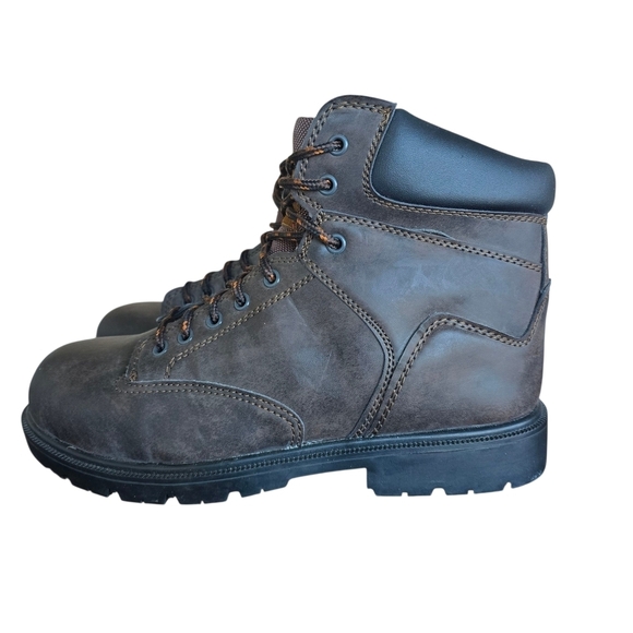 Brahma Men\'s Gray Leather Boots main image 8